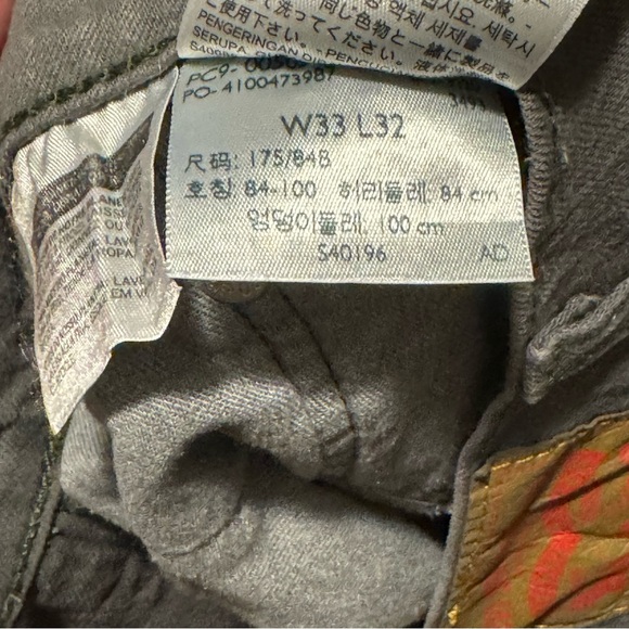 Levi’s 505 Men’s 33x32 Blank Red Tab Jeans - Picture 3 of 5